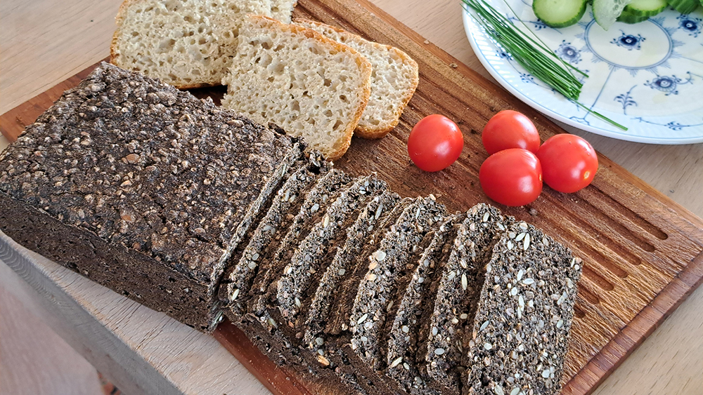 Rugbrød med kostfibre fra hvedehalm